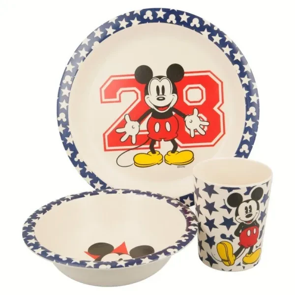 Набір посуду Stora Enso Disney - Mickey Mouse, Bamboo Set