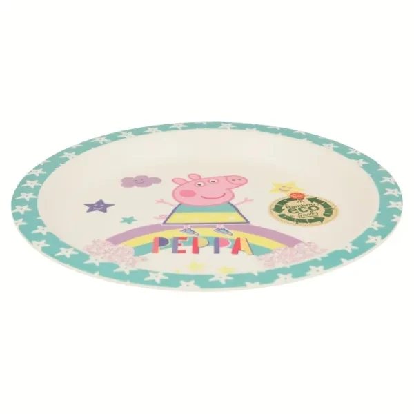 Набір посуду Stora Enso Peppa Pig Magical - Bamboo 3 Pcs Set With Rim