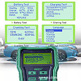 Тестер автомобільних акумуляторів DUOYI DY220B 12 V Car Battery Tester 3-220 Ah аналізатор акб, фото 2