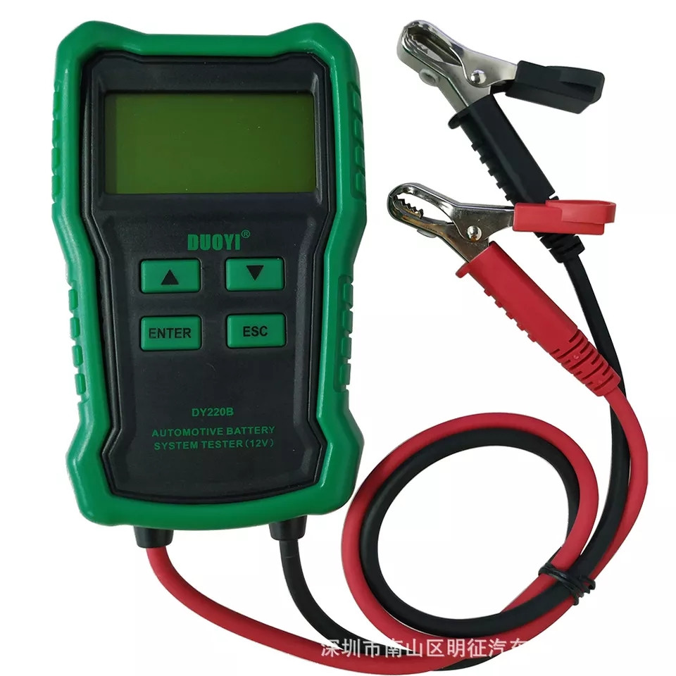 Тестер автомобільних акумуляторів DUOYI DY220B 12 V Car Battery Tester 3-220 Ah аналізатор акб