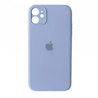 Чохол накладка бампер для Apple iPhone 11 Айфон (6,1 дюймов) Silicone Case Блакитний (lilac cream) Full Camera