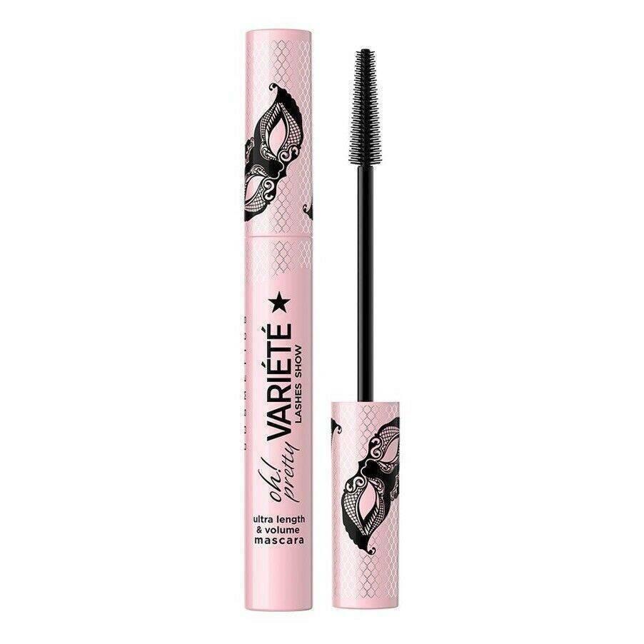 Туш для вій Eveline Variete Lashes Show Oh Pretty подовжуюча об'ємна Чорна 10мл (5903416038245)