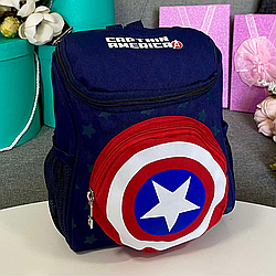 Рюкзак дитячий для хлопчика дошкільний міський повсякденний Капітан Америка