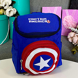 Дитячий рюкзак Капітан Америка для хлопчика дошкільний міський повсякденний