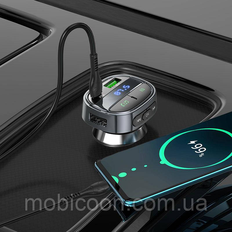 FM Модулятор (трансмітер) HOCO E70 PD30W +QC