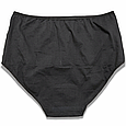 Труси жіночі бавовняні 58 висока посадка чорні Anisse, фото 6