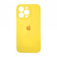 Чохол бампер силіконовий Apple iPhone 14 Pro Айфон Silicone Case Колір Жовтий yellow Full Camera