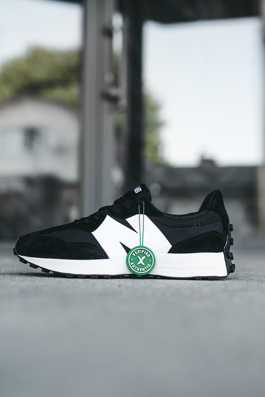 Кросівки New Balance 327 Black White / Нью Беланс 327 Чорні з Білим
