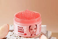 Персикова пухирцева маска Sadoer Peach Bubble Clay Mask, 100 г