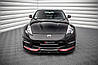 Сплітер Nissan 370Z Nismo (14-20) тюнінг обвіс губа спідниця елерон (V2), фото 4