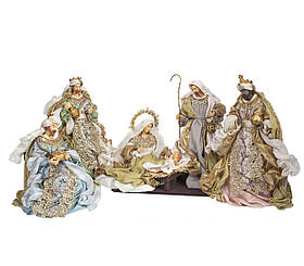 Фігурки 6 шт для різдвяної шопки 38 см