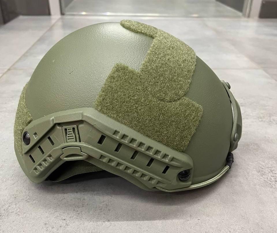 Шолом балістичний FAST ARAMID, колір Олива NIJ IIIa, розмір S-M, кріплення з регулюванням, бронешолом