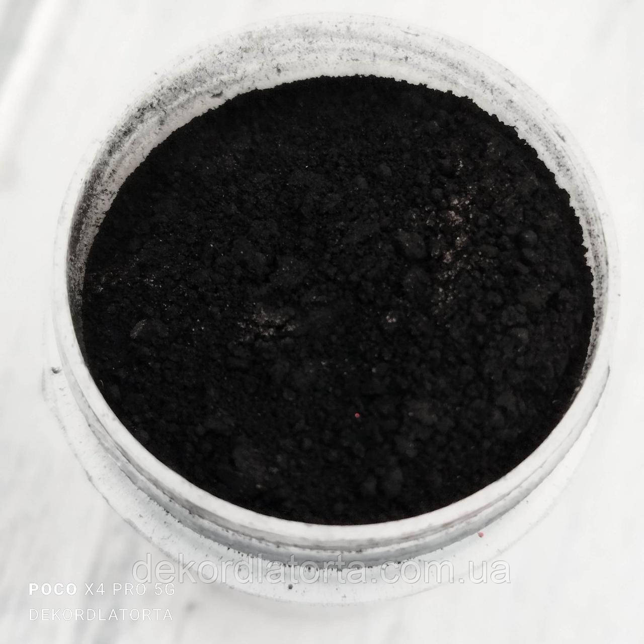 Бамбуковий вугілля (чорний) сухий барвник 25 грам