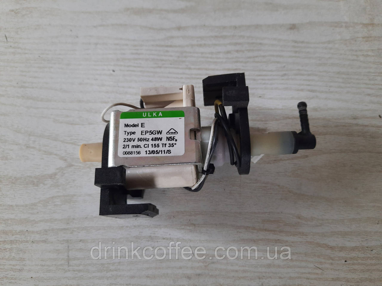 Насос помпа ULKA EP5GW з перехідником розподільником для кавомашини Philips Saeco Saeco Xelsis Type HD894 б/у, фото 1