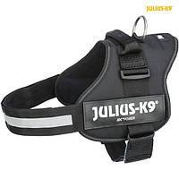 Шлей тренувальний для собак TX-150501 TRIXIE - "Julius-K9 IDC", для цуценят, 71-96 см х 50 мм, чорний