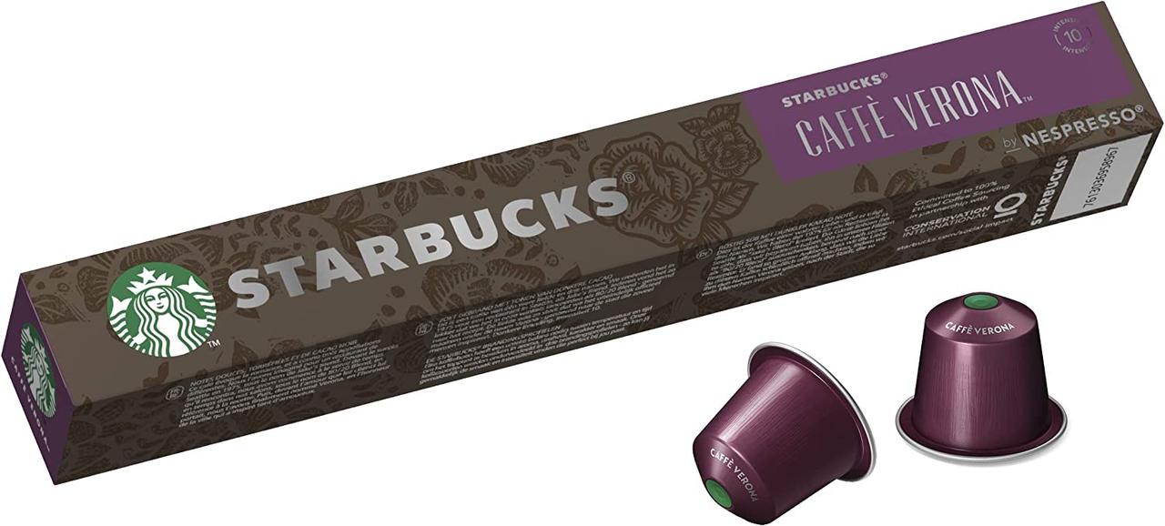 Nespresso Starbucks Cafe Verona (тубус 10 капсул)