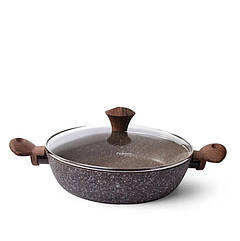 Сотейник "Magic Brown" 26х6.5см/2.85 л алюмінієвий з антипригарним покриттям EcoStone Fissman