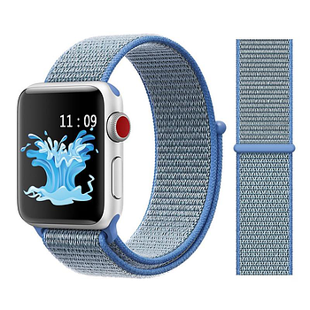 Нейлоновий ремінець для Apple Watch 42/44/45/49 mm Tahoe Blue