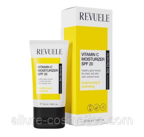Крем зволожуючий з вітаміном С SPF 20 Revuele Vitamin C moisturizer 50 мл, фото 1