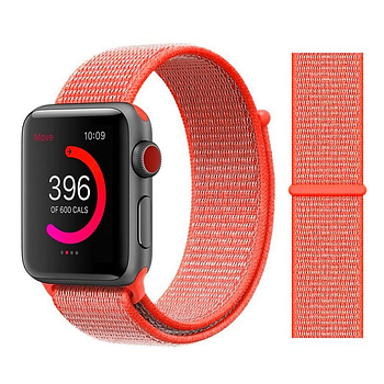 Нейлоновий ремінець для Apple Watch 42/44/45/49 mm Hot Pink