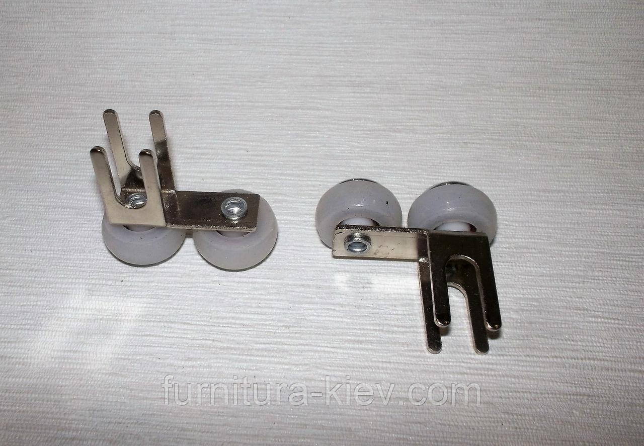 Ролики верхні на шафі купе на підшипниках силікон, фото 1