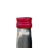 Ковпачок алюмінієвий 28 мм x 18 мм з різзю (червоний), фото 3