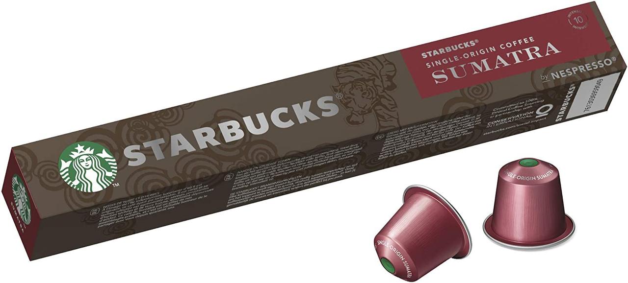 Nespresso Starbucks Sumatra (тубус 10 капсул)