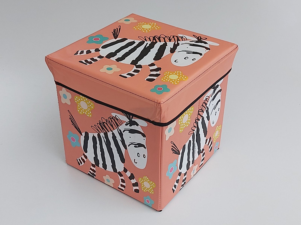 Коробка-органайзер KP30 Ш 30*Д 30*В 30  см. Колір оранжевий для зберігання одягу, взуття чи невеликих предметів