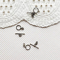 Срібло з о.Балі Застібка тогл "Плетіння" кільце - 10 мм паличка - 20 мм