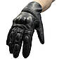 Мотоперчатки шкіряні із захистом кісточок REV'IT для сенсорних екранів чорний, фото 7