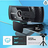 Вебкамера NULAXY HD 1080p з мікрофоном, фото 6
