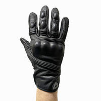 Мотоперчатки кожаные с защитой костяшек REV'IT XL для сенсорных экранов черный