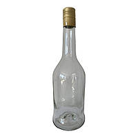 Пляшка коньячна Napoleon GS 0,5 л різьблення з вінчиком