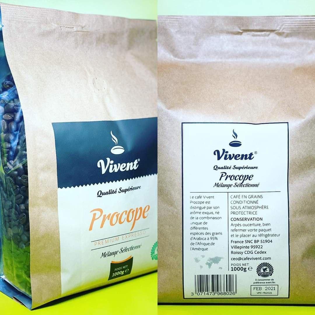 Кава в зернах Vivent PROCOPE, 1кг Франція