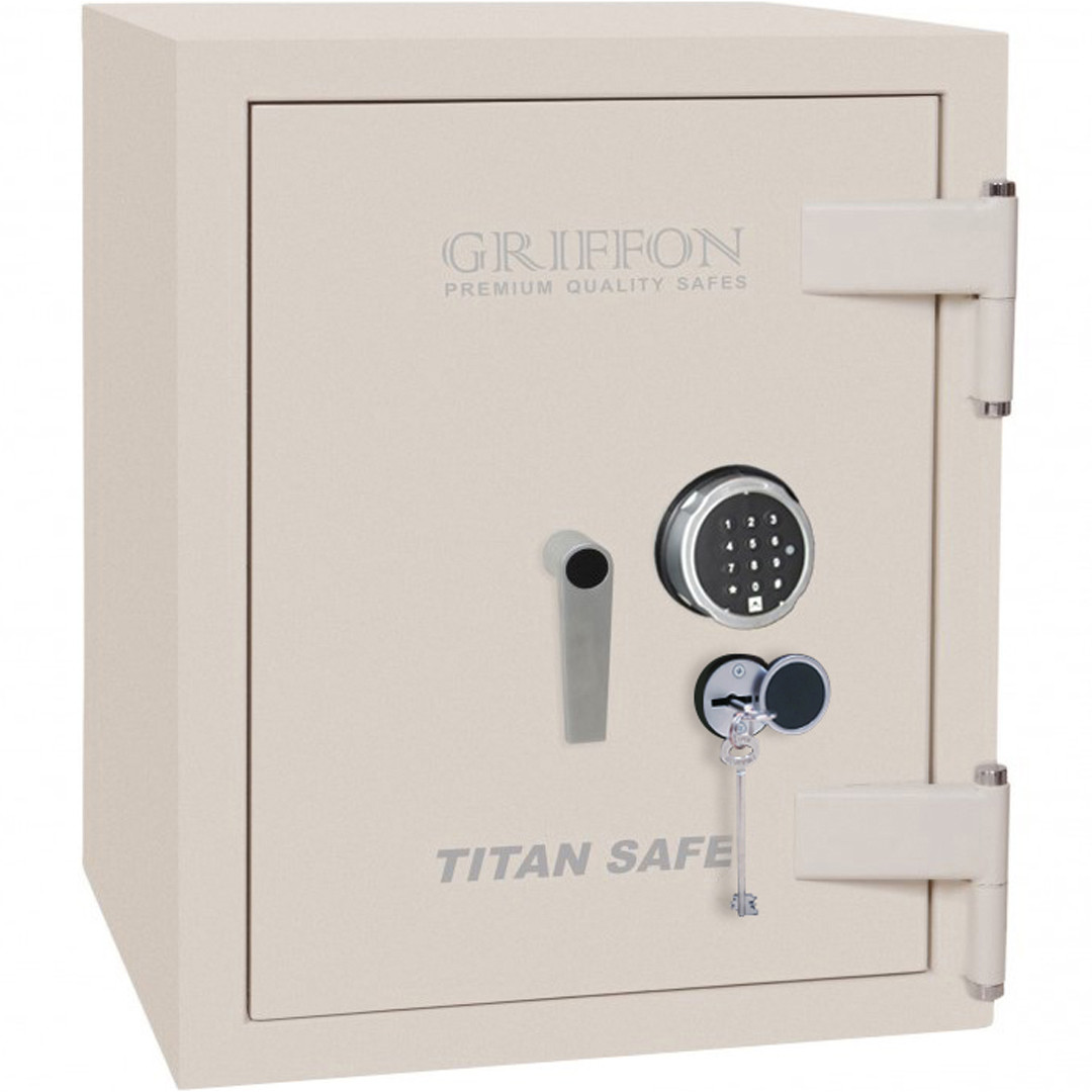 Вогнезламостійкий сейф GRIFFON CL III.68.K.E CREAM, фото 1