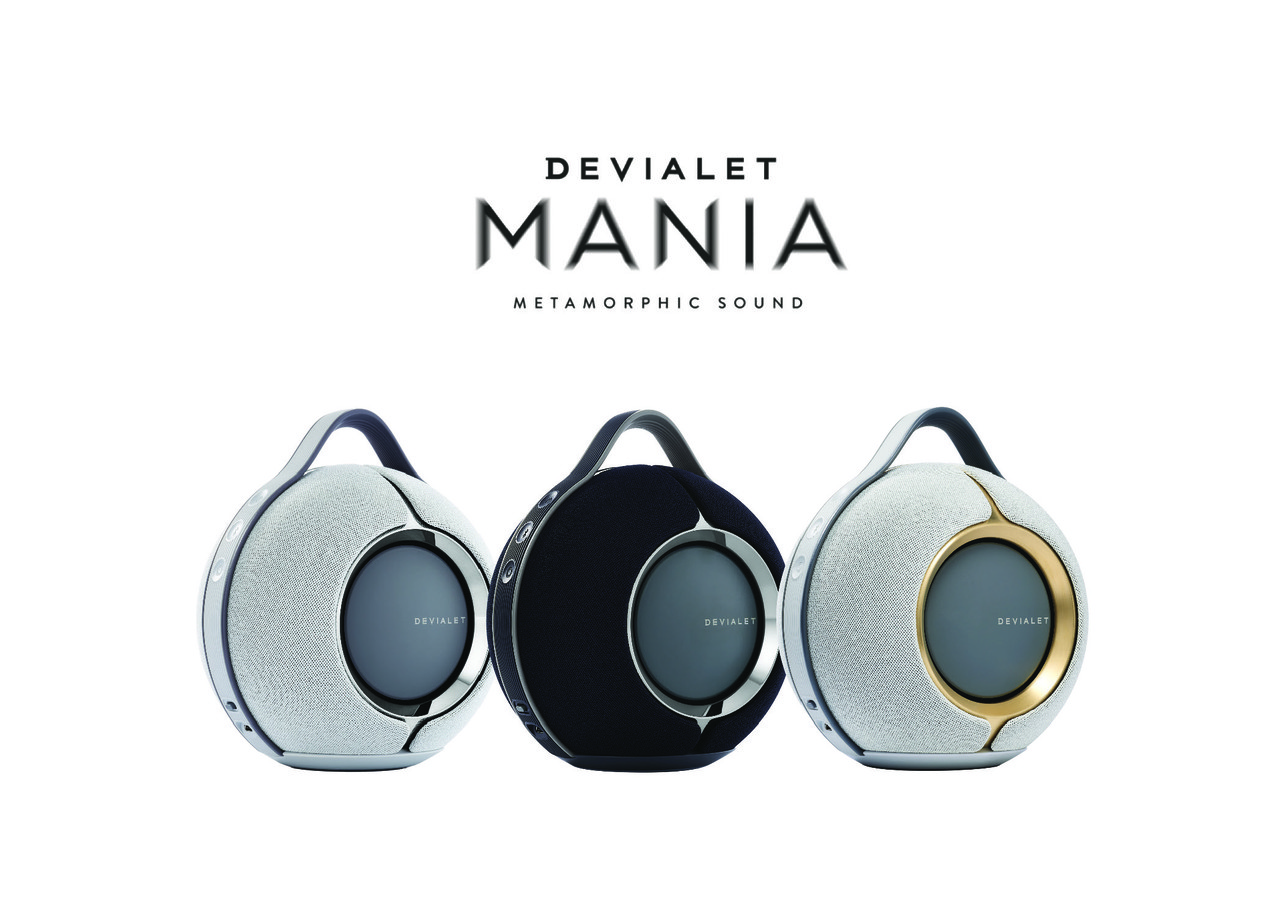 DEVIALET ワイヤレススピーカー MANIA BLACK Devialet Mania - ポータブル ハイフィデリティ スピーカー