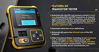 FNIRSI DSO-TC2 (set 2, with BNC-probe ) портативний осцилограф, 1 канал х 200 кГц, с функцією тестера, фото 7