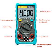 Richmeters, RM404A, мультиметр TrueRMS, похибка: ±0,5%, відліків: 4000, напруга AC/DC 600V: струм: AC/DC 10А,, фото 3