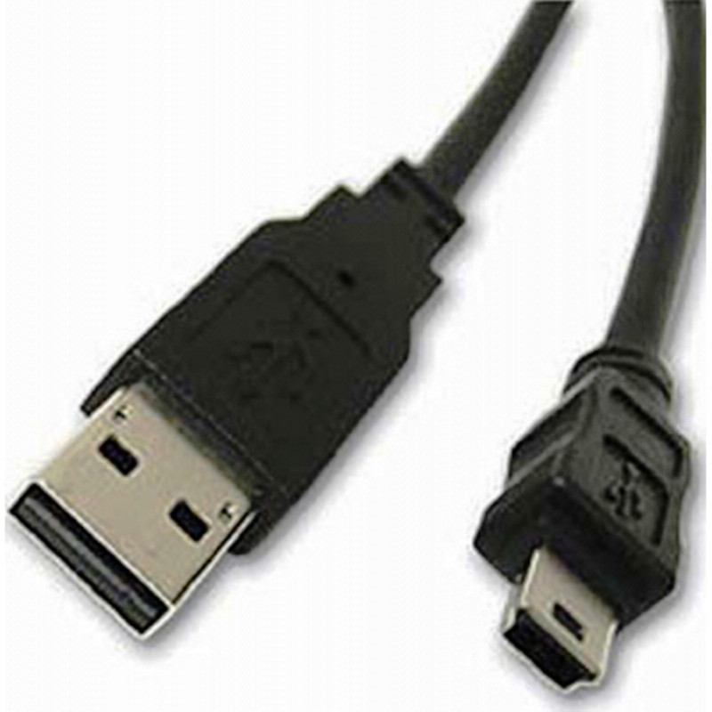 Кабель USB - міні-USB 1.8 м чорний