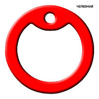Бампер Глушник Гумка обідок на жетон колір червоний