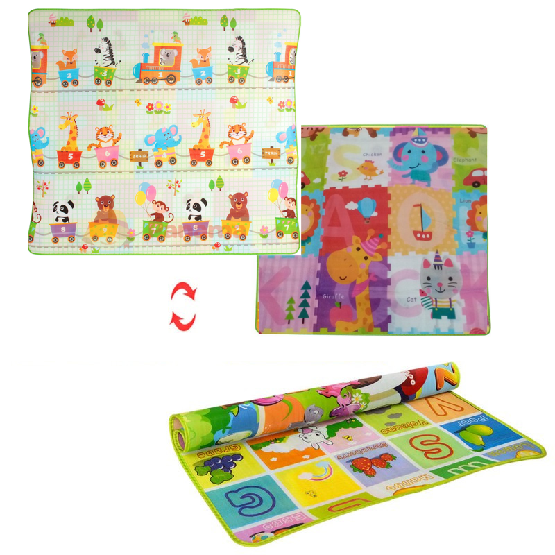 Килимок ігровий двосторонній (180-120 см) арт. С 54303, фото 1