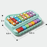 Музична іграшка 2 в 1 "Ксилофон-Паніно" арт. 682-8, фото 4