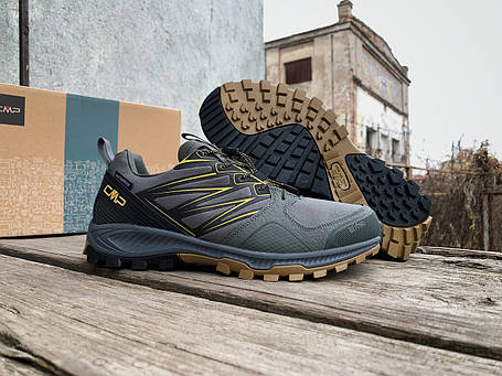 Чоловічі кросівки CMP Atik Wp Trail Running Shoes 3Q31147-12EM хакі Оригінал водонепроникні, фото 1