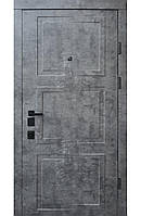 Двері Qdoors Авангард Порто 850 Пр мармур темний/біла емаль (Ч/Б)