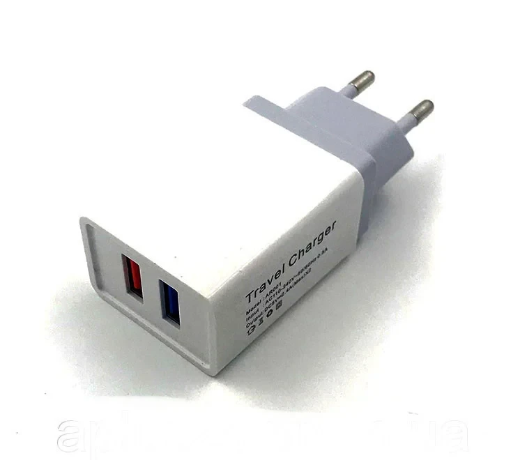 Мережевий зарядний пристрій UKC Fast Charge AR 001 c 3 USB портами