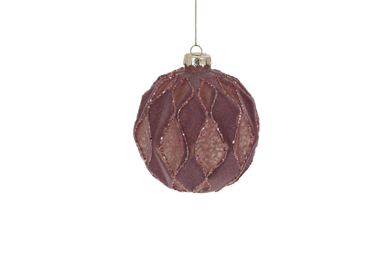 Скляна ялинкова куля 10см ТОВАР ВІД ВИРОБНИКА