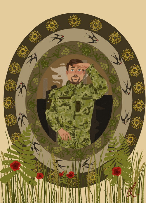 Листівка "Наш захисник"