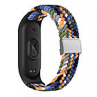 Ремінець Braided Nylon Strap для Xiaomi Mi Band 3 / 4 / 5 / 6 / 7 Cowboy, фото 3