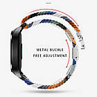 Ремінець Braided Nylon Strap для Xiaomi Mi Band 3 / 4 / 5 / 6 / 7 Cowboy, фото 4