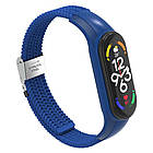 Ремінець Braided Nylon Strap для Xiaomi Mi Band 3 / 4 / 5 / 6 / 7 Ice Blue, фото 5